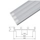 Alumínium profil LED szalaghoz 950/2 matt