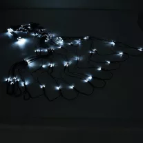   Karácsonyi LED háló fény 2x1,5m IP44 hideg fehér adapterrel