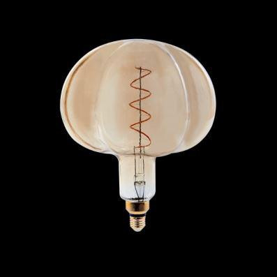 LED lámpa dimmelhető vintage 104S E27 (8Watt/360°) izzószálas golden extra meleg fehér