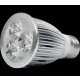 LED lámpa E-27 6W High Power hideg fehér