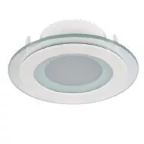 Led panel kör 6W üveg fehér