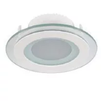 Led panel kör 6W üveg meleg fehér