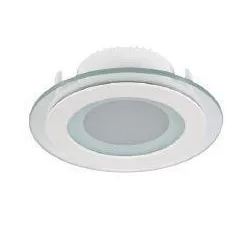 Led panel kör 6W üveg meleg fehér