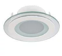 Led panel kör 6W üveg meleg fehér