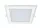 Led panel 6W üveg fehér