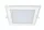 Led panel 18W üveg meleg fehér
