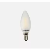   Led lámpa gyertya 5W COG E-14 opál (dimmelhető ledszálas gyertya izzó)