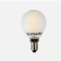   Led lámpa gömb 4W COG E-14 opál (dimmelhető ledszálas gömb izzó)