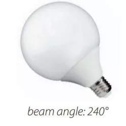 Led lámpa gömb 20W E-27 G120 fehér