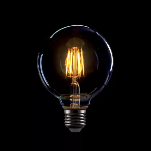 Vintage LED lámpa dimmelhető  E27 8W G95 2800-3200K meleg fehér