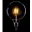 LED lámpa vintage G125 E27 dimmelhető (8Watt/360°) izzószálas, Retro, extra meleg fehér