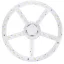 LED panel UFO lámpába 155mm 9W COB meleg fehér