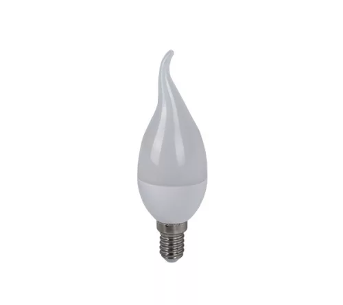 Led gyertya láng 6W E-14 hideg fehér