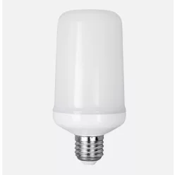 Tűzlángot imitáló LED izzó E-27 extra meleg fehér