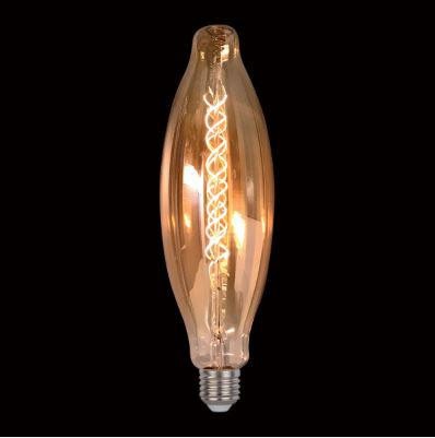 Led lámpa Vintage Gold D-125 E-27 5W fényerőszabályozható meleg fehér