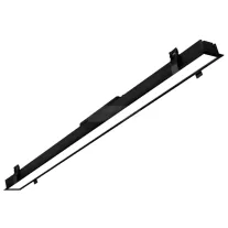   Süllyeszthető Lineáris LED lámpatest (50W) fekete ház - 4000K
