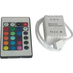 RGB vezérlő infra távirányítású 72W 24 gombos