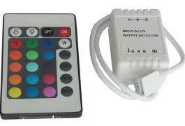 RGB vezérlő infra távirányítású 72W 24 gombos