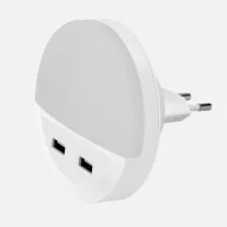 Led éjszakai fény 2 usb csatlakozóval