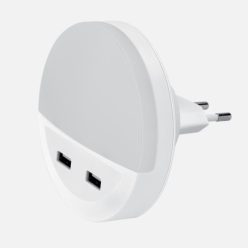 Led éjszakai fény 2 usb csatlakozóval