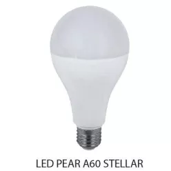 Led lámpa körte E-27 10W A60 természetes fehér Stellar