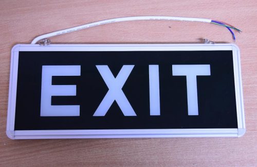 LED kijáratjelző lámpatest egyoldalú EXIT 3W