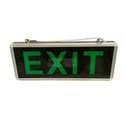   Led vészvilágító kijárati lámpatest  függeszthető 3W exit+ábra