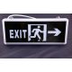 Led vészvilágító kijárati lámpatest  függeszthető 3W exit+ábra