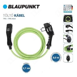   Blaupunkt töltőkábel 1 fázis elektromos autóhoz 3,7kW 8 m T1-T2