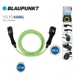   Blaupunkt töltőkábel 1 fázis elektromos autóhoz 3,7kW 8 m T2-T2