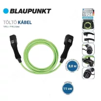   Blaupunkt töltőkábel 1 fázis elektromos autóhoz 7,4kW 8 m T2-T2