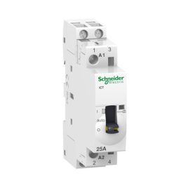   Schneider ACTI9 iCT25A kézi vezérlésű kontaktor, 50Hz, 2NO, 24VAC