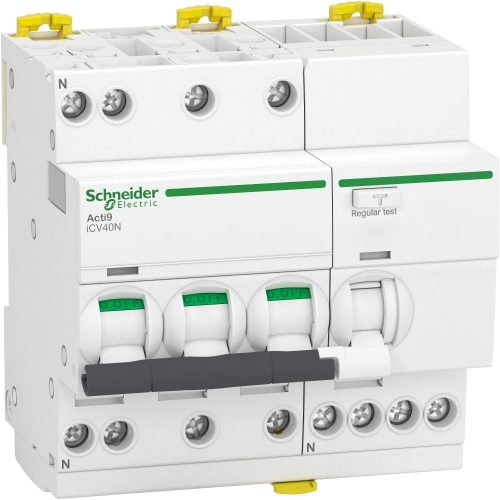 Schneider Electric A tipusú áram-védőkapcsoló 4 pólusú kombinált (Fi-relé) 20A 30mA C20
