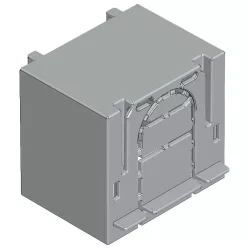  Érintésvédelmi burkolat alsó/felső kábelbevezetéshez 1P 00, 1P, L=36 mm
