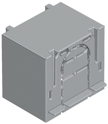 Érintésvédelmi burkolat alsó/felső kábelbevezetéshez 1P 00, 1P, L=36 mm
