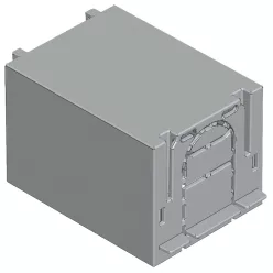   Érintésvédelmi burkolat alsó/felső kábelbevezetéshez 1P 00, 1P, L=66 mm