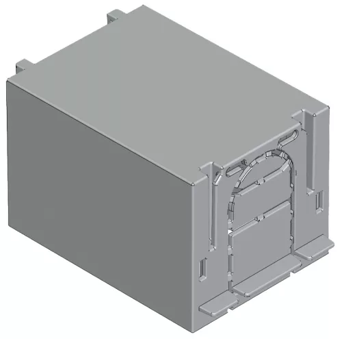 Érintésvédelmi burkolat alsó/felső kábelbevezetéshez 1P 00, 1P, L=66 mm