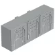 Érintésvédelmi burkolat alsó/felső kábelbevezetéshez 3P 00, 3P, L=66 mm