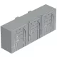 Érintésvédelmi burkolat alsó/felső kábelbevezetéshez 3P 2, 3P, L=42 mm