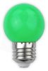 Avide Dekor LED fényforrás G45 1W E27 Zöld