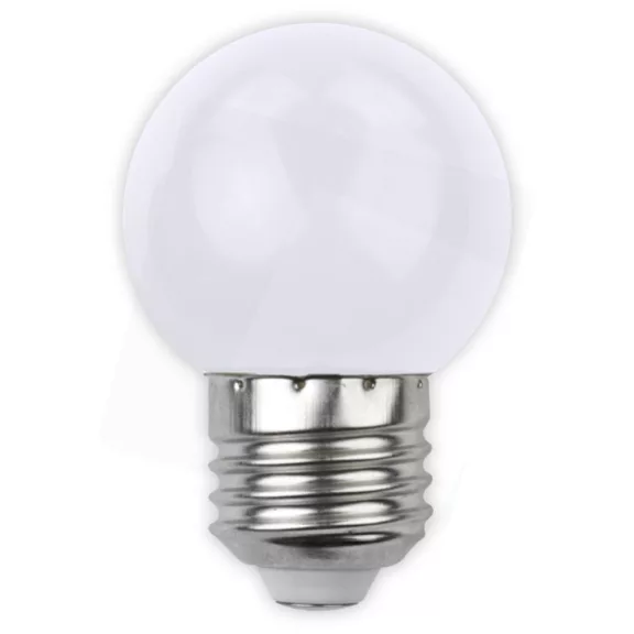 Avide Dekor LED fényforrás G45 1W E27 Fehér