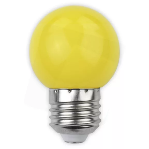 Avide Dekor LED fényforrás G45 1W E27 Sárga