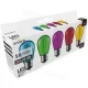 Avide Dekor LED Filament fényforrás 1W E27 (Zöld/Kék/Sárga/Piros/Lila)