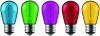Avide Dekor LED Filament fényforrás 1W E27 (Zöld/Kék/Sárga/Piros/Lila)