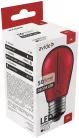 Avide Dekor LED Filament fényforrás 1W E27 Piros