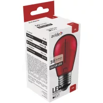 Avide Dekor LED Filament fényforrás 1W E27 Piros