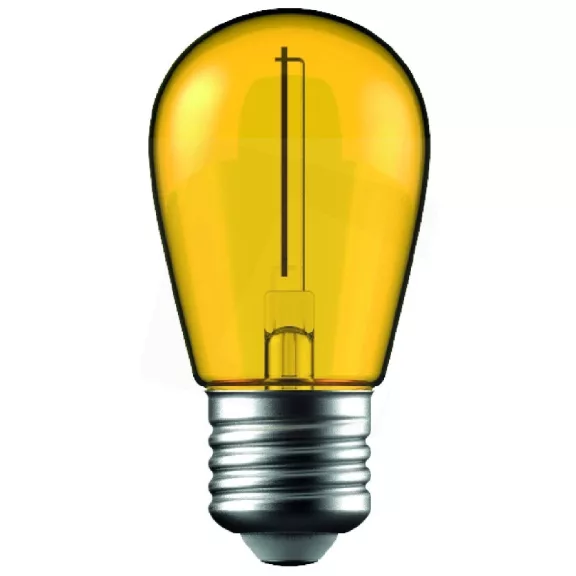 Avide Dekor LED Filament fényforrás 1W E27 Sárga