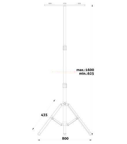 Led reflektor állvány kettes