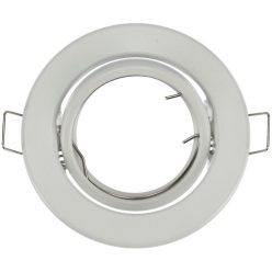   Beépíthető billenthető olcsó kör alakú spot lámpatest gu-10 foglalattal fehér