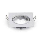 Avide beépíthető négyzet alakú spot lámpatest billenthető fehér